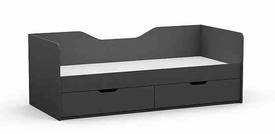 Кровать односпальная L-3, Антрацит, 1932х850х700 Львов