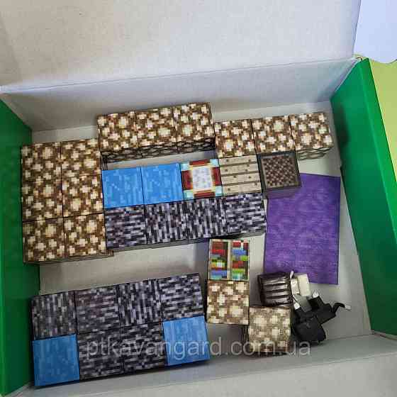 Конструктор магнітний майнкрафт 33 кубики магнітні блоки портал Dream World LZCK 046 Хмельницький