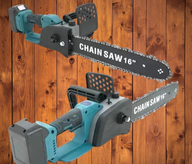 Акумуляторна Ланцюгова пила  з індикатором заряду Chain Saw шина 16"(35см)36V 2 акумулятори кейс мастило Одеса - фото 4