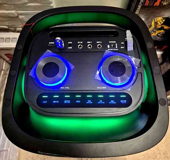 Мощная портативная колонка ZXX на 60Вт с Bluetooth, FM и USB. Харьков