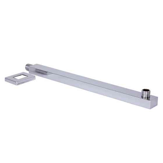 Кронштейн для верхнего душа Qtap Trubice 400 мм прямоугольный QTTRU120CRM45928 Chrome Киев