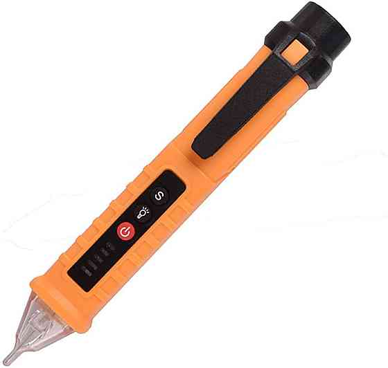 Безконтактний тестер напруги зі світло-звуковою індикацією M100 (7478) / прозвонка Дніпро