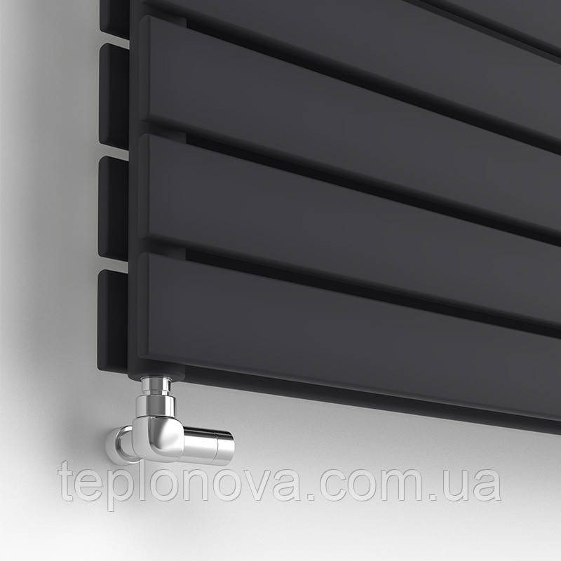 Дизайнерский радиатор 544/1200 (мм) черный мат IDEALE VITTORIA H 12 8/544/1200 Черновцы - изображение 2