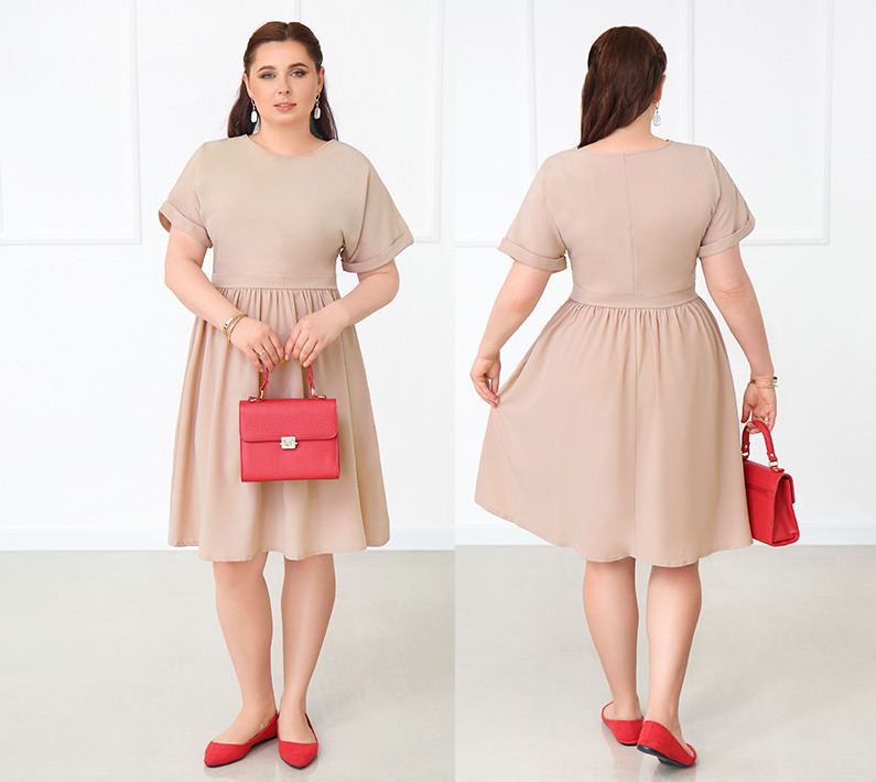 Женское платье миди Валенсия батал Киев - изображение 7