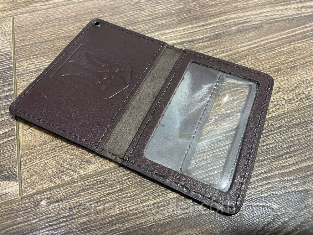 Шкіряна обкладинка на нове посвідчення ДСНС Київ - фото 3