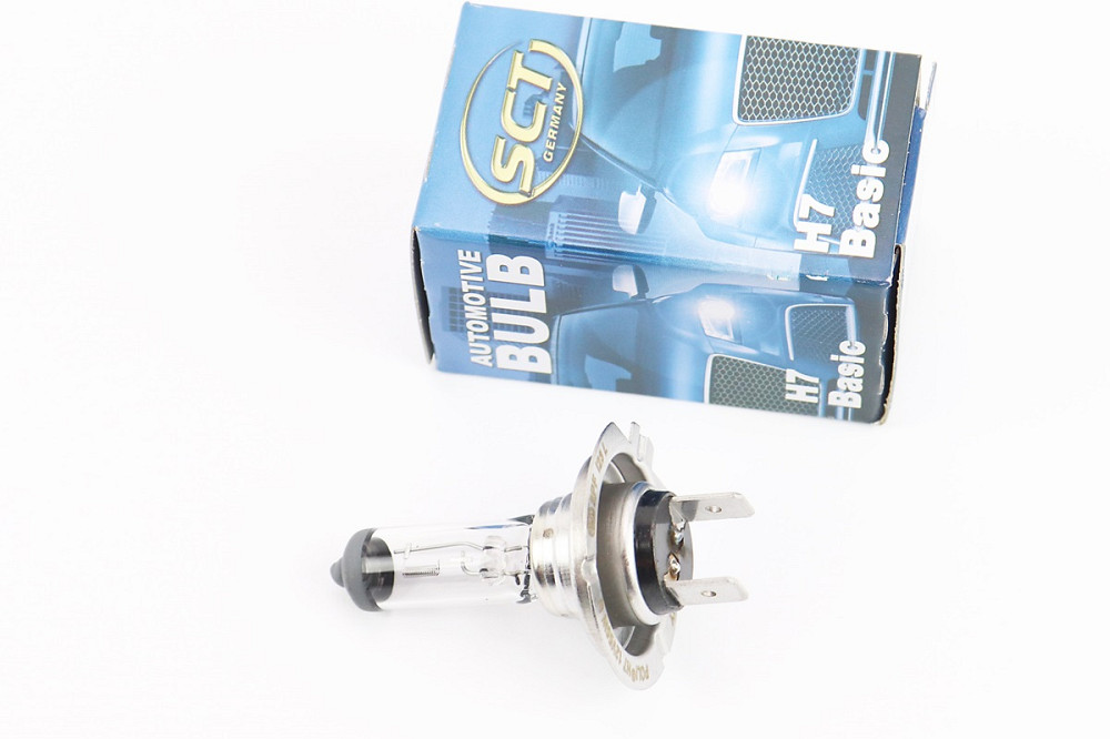 Лампа фари галоген H7 12V 55W PX26D Basic Киев - изображение 1