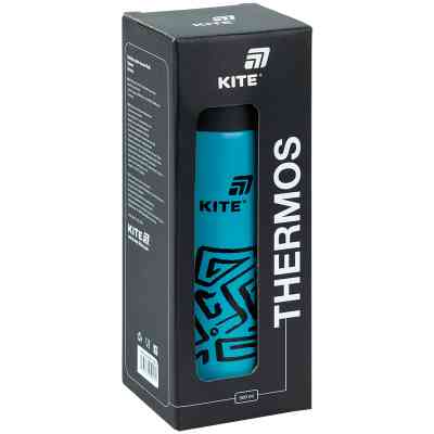 Термос Kite 500 мл, темно-бірюзовий (K25-1222-1) Вінниця