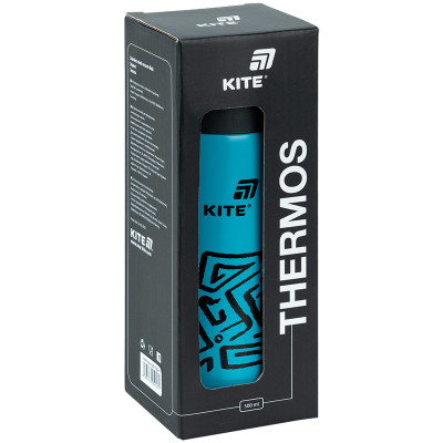 Термос Kite 500 мл, темно-бірюзовий (K25-1222-1) Вінниця - фото 5