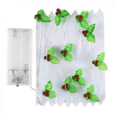 Гирлянда YES! Fun На медной проволоке Омела 20 LED Тепло-белая 2.2 м На батарейках (801210) Винница