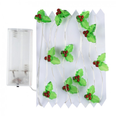 Гирлянда YES! Fun На медной проволоке Омела 20 LED Тепло-белая 2.2 м На батарейках (801210) Винница - изображение 2