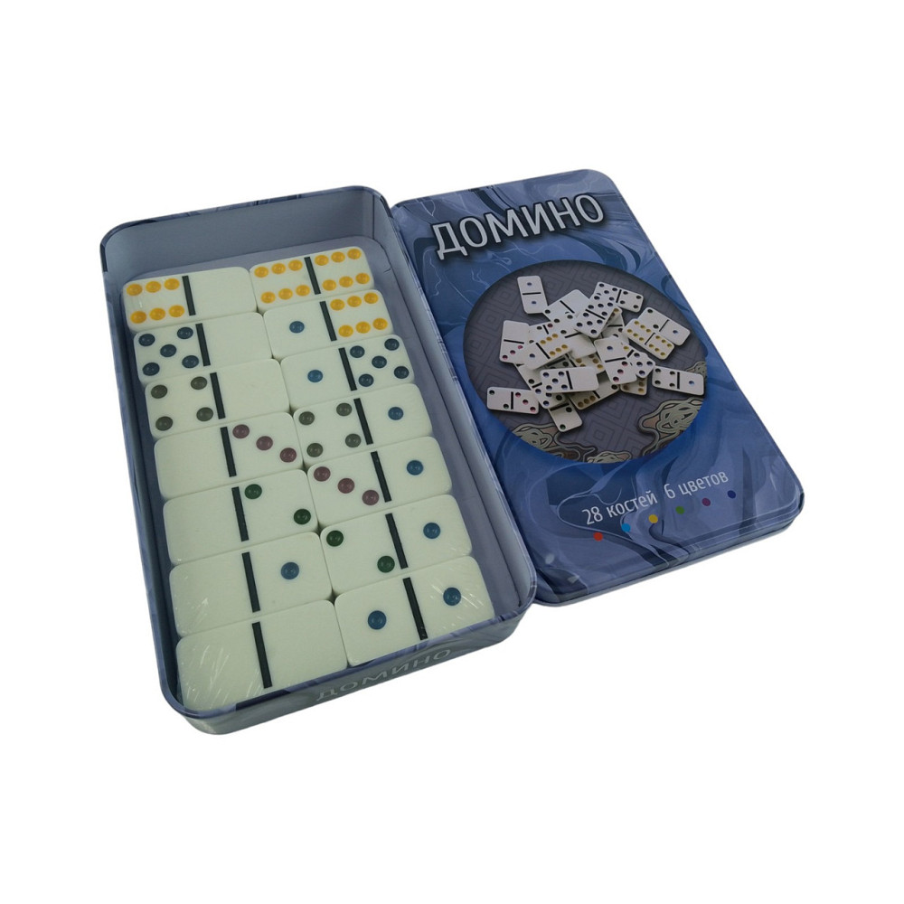 Домино настольная игра в металлическом футляре Киев - изображение 2