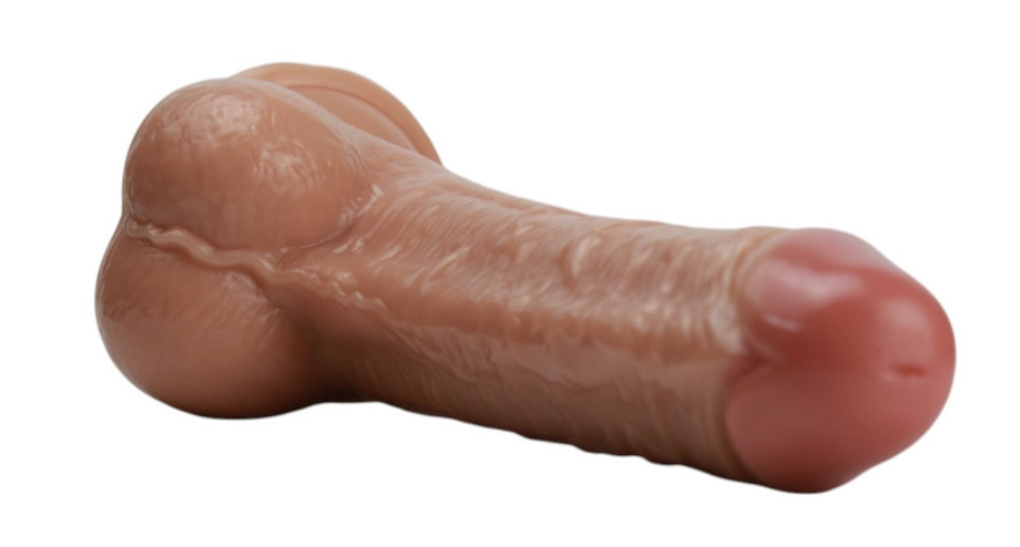 Фаллоимитатор с мошонкой на присоске OYO YQM-002 (длина 21 см, диаметр 3.6 см) Sex Aura Киев - изображение 9