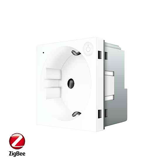 LIVOLO Розумна розетка LIVOLO ZigBee, з заземленням, біла, 16А 230В, керування через Alexa / Go Коломия