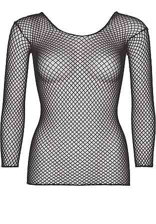 Сітчастий топ Leg Avenue Long Sleeves T-Shiets Black, One Size Sex Aura Київ