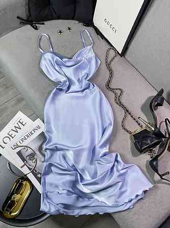 Жіноче романтичне елегантне плаття шовк Блакитний, 42/44 Одеса