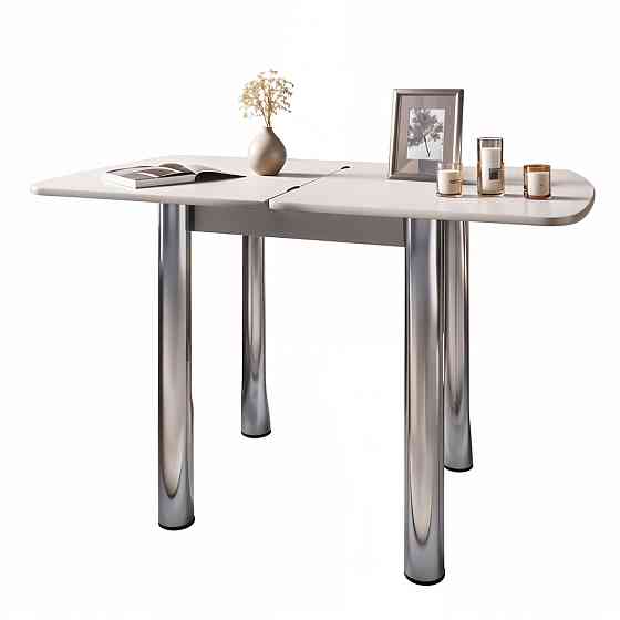 Обеденный стол раскладной LION Нота Мини Бетон Style 60x70/70x120 (LION-041291) Львов