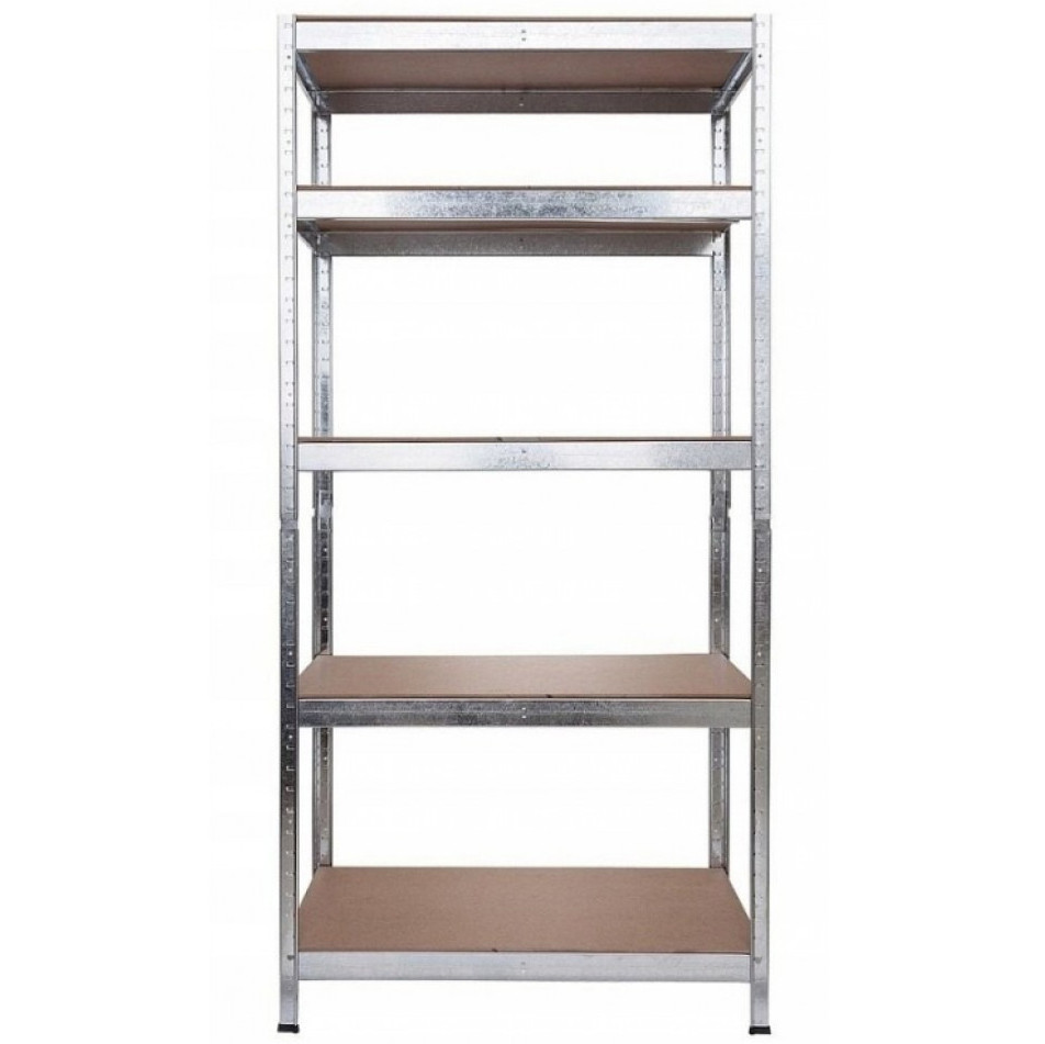 Металевий поличний стелаж вітрина з полицями Siker G9040 180х90х40 см Київ - фото 2