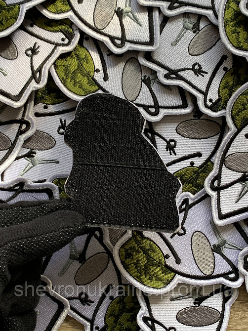 Шеврон флорк связист (Форма контурная. На липучке) Размер 9x7.7см Киев - изображение 7