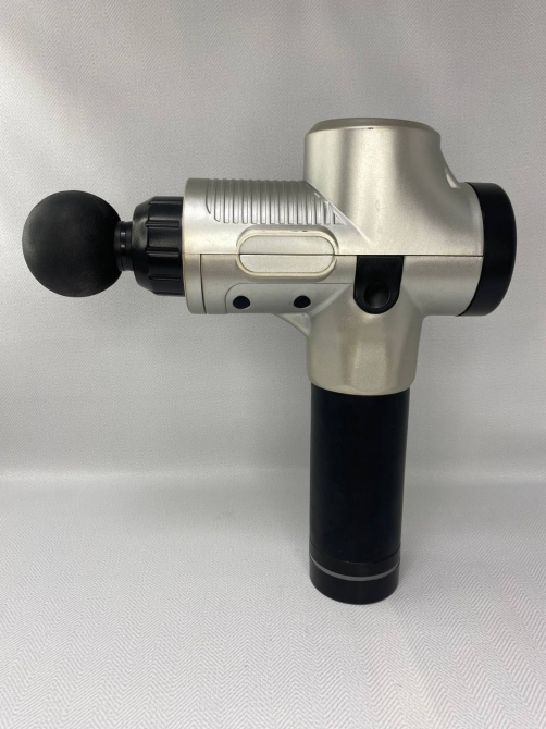 Б/У Перкуссионный массажный пистолет Merco Massage Gun 20, 20 уровней интенсивности, 2500 мАч, сенсорный дисплей, 4 насадки Киев - изображение 8