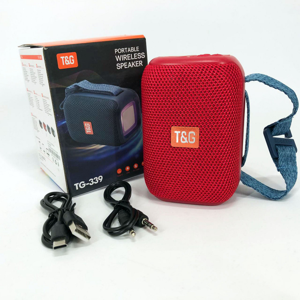 Хороша bluetooth колонка TG339, Колонка з динамічним led підсвічуванням з ргб підсвічуванням VH-43 Львів - фото 15
