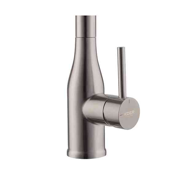 Кухонный смеситель Koer KI-70026-02 с черным силиконовым изливом KR5209 Харьков