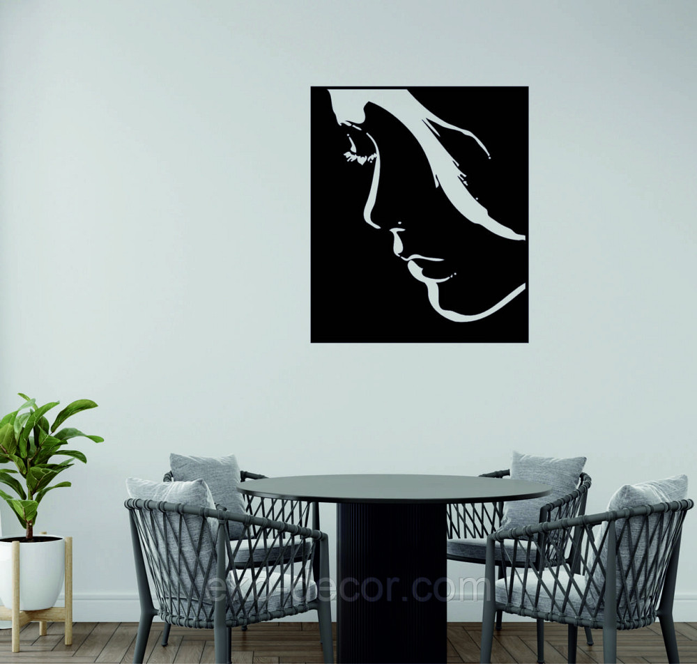 Декоративное настенное Панно «Женский Образ», Декор на стену 110*93 см, Черный Киев - изображение 6