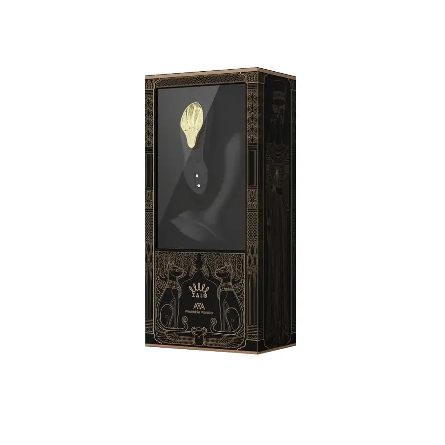 Смарт-вібратор у трусики Zalo - AYA Obsidian Black, насадка та пульт ДК Львів - фото 9