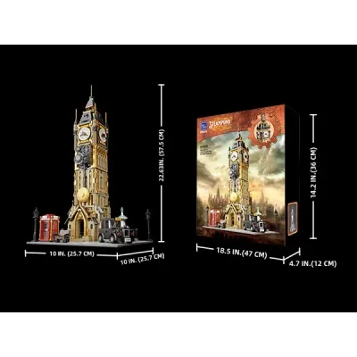 Конструктор Pantasy Original - Steampunk Парк Годинникова вежа в стилі стімпанк (85008) Вінниця - фото 6