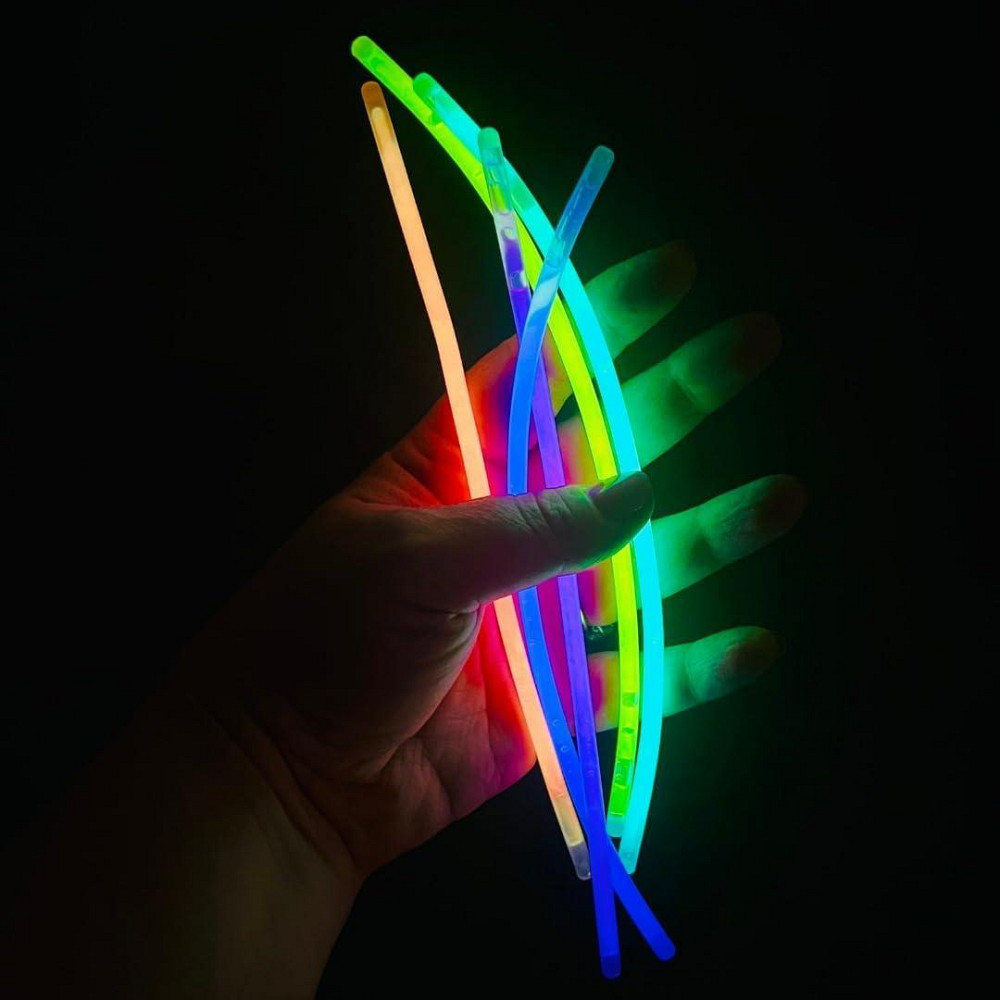 Неоновые светящиеся браслеты, 100 штук, разноцветные Киев - изображение 10