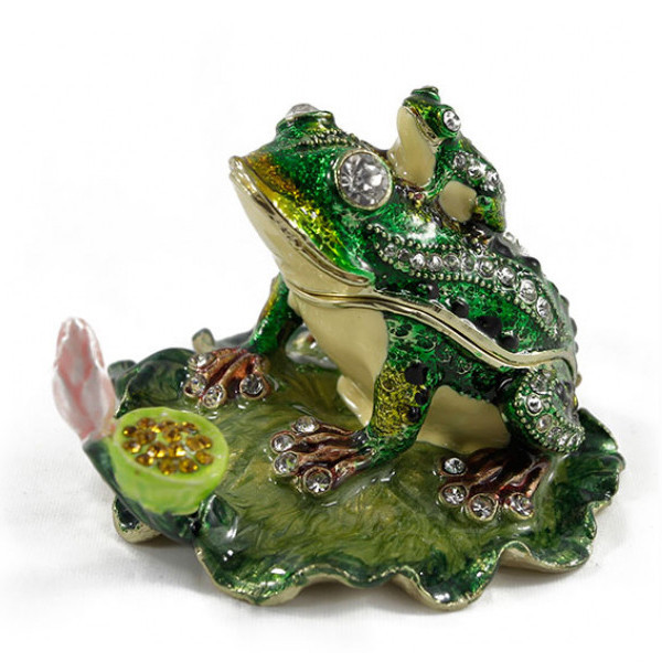 Шкатулка для украшений под Фаберже Жаба Киев - изображение 1