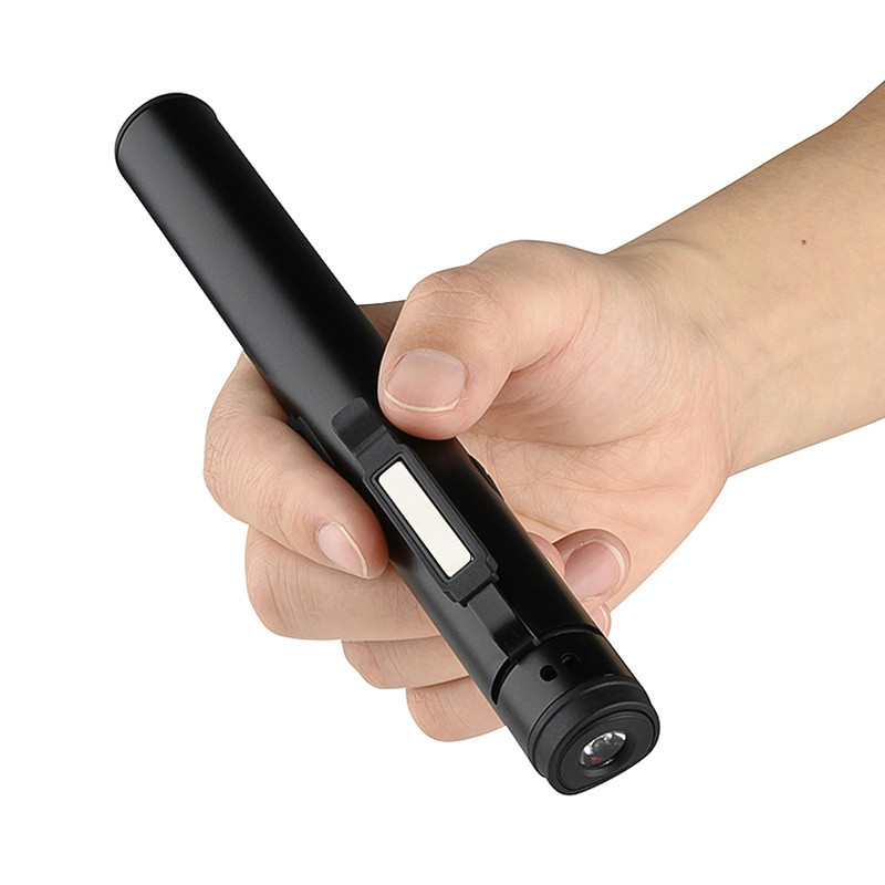 Ліхтарик світлодіодний алюмінієвий (COB+LED) з УФ, лазером та магнітом Pen Light PROTESTER PRO-FL0305S Чернігів - фото 4