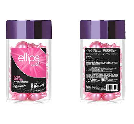 Вітаміни-олія для волосся з Про-Кератиновим Комплексом Hair repair with pro keratin complex Ellips 50 шт Київ