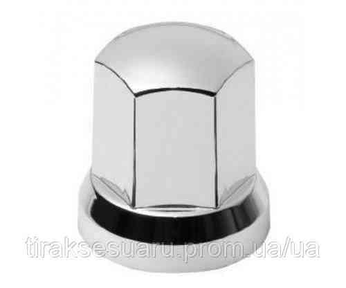 Ковпачок пластиковий на гайку високий 32мм нікель Ковпачок на гайку 32мм нікель Ковпачок 32мм нікель Луцьк