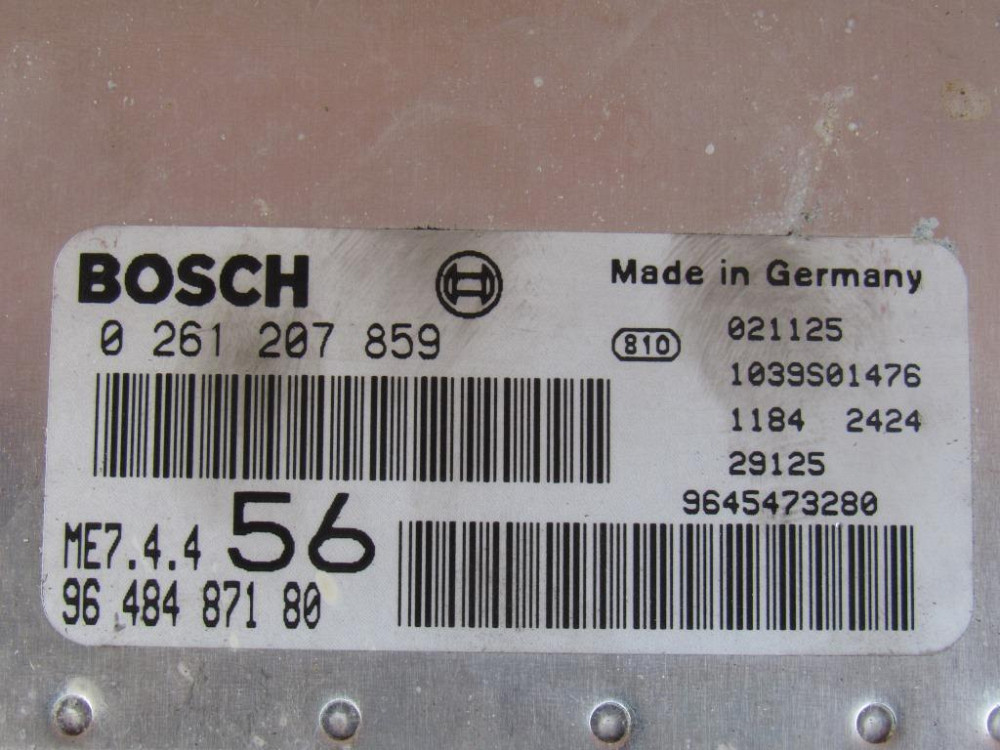 Блок керування двигуном Citroen Berlingo 1.6 бензин 2002-2008 (0261207859) Ковель - фото 1