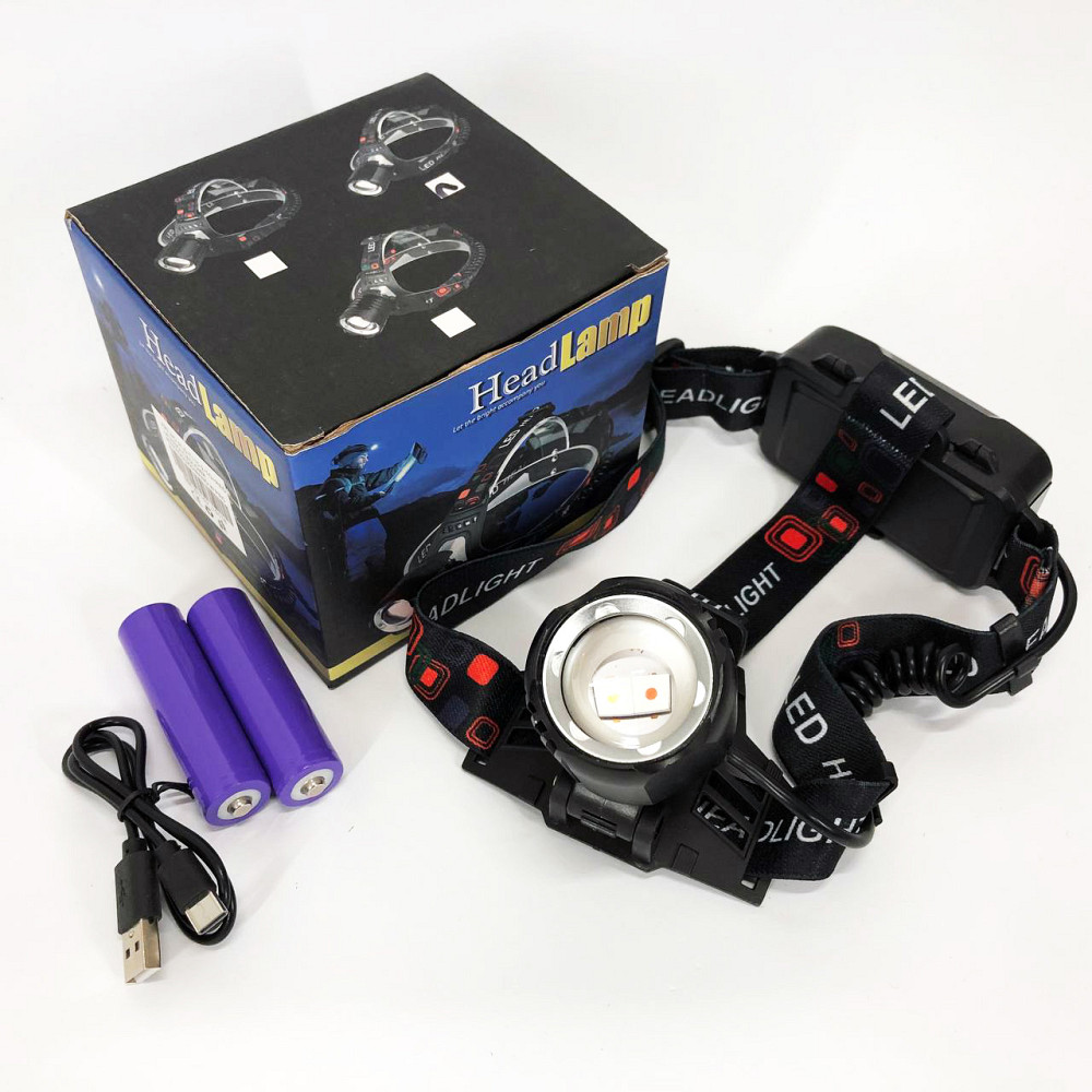 Світлодіодний ліхтар на лоб PLD-T115-2PM10-TG, Ліхтар акумуляторний для риболовлі LY-42 Львів - фото 9