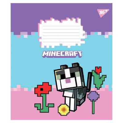 Тетрадь Yes Minecraft Flowers А5 24 листа клетка (767588) Винница