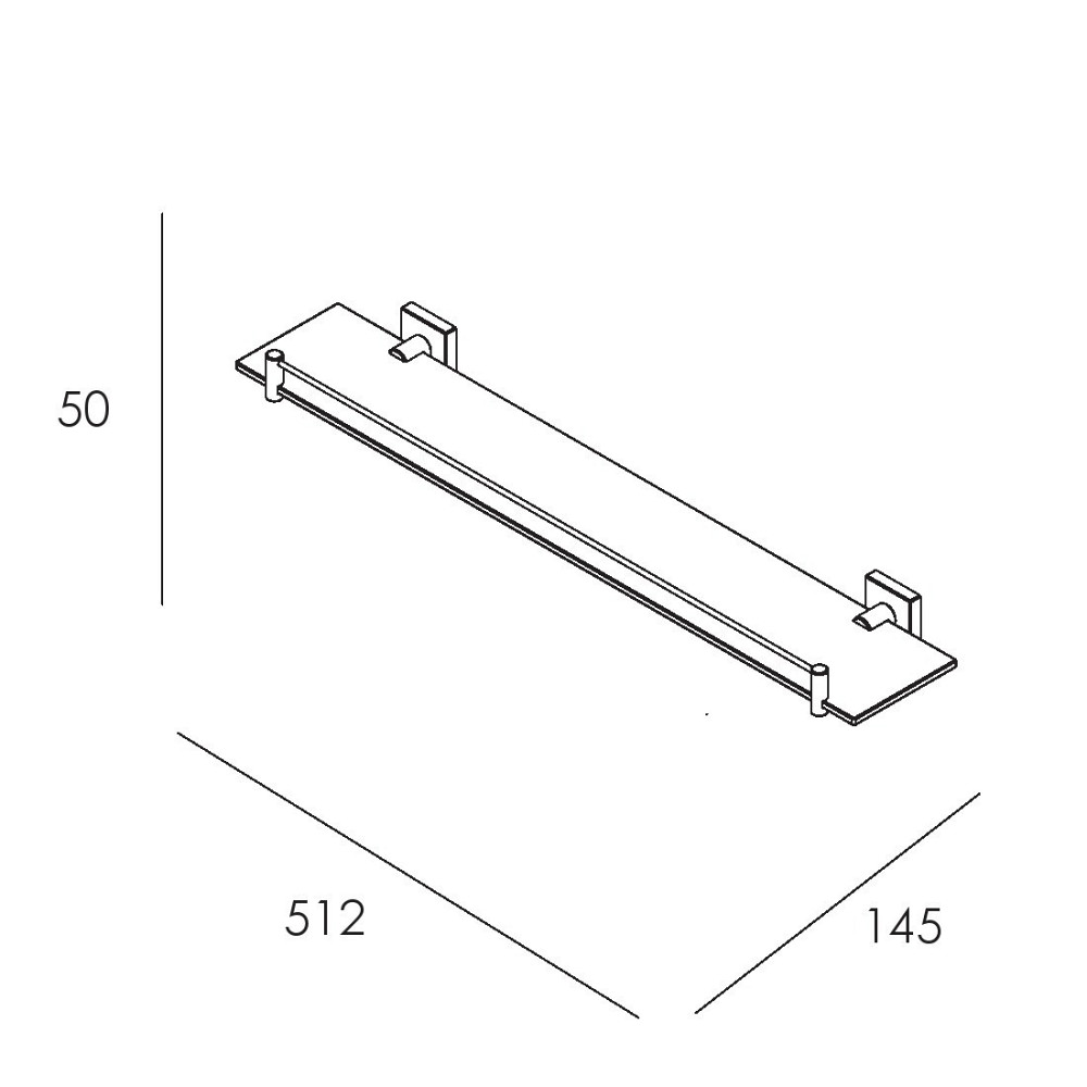 Полиця для ванни IMPRESE BILOVEC чорна Київ - фото 2
