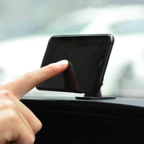 Автодержатель для телефона HOCO CA24 Lotto, магнитный, черный Киев