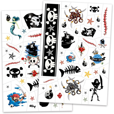 Набір для творчості Djeco Наклейки на тіло Пірати (DJ09584) Вінниця - фото 2