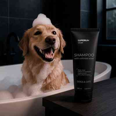 Шампунь для животных Superium Сильвер универсальный с коллоидным серебром для кошек и собак 250 мл (9106) Винница