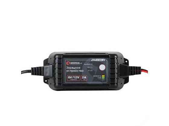 Устройство зарядное 6/12В, 2А, 230В емкость аккум. 2.2-60 а/ч AT-3022 ТМ INTERTOOL Киев