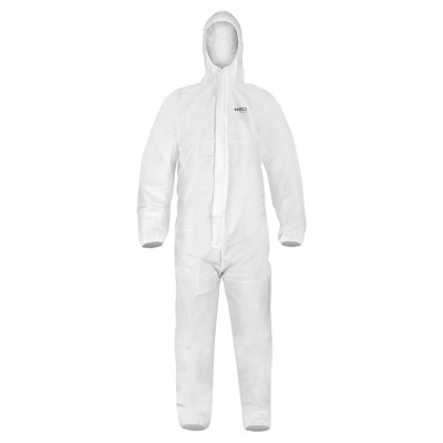 Костюм рабочий Neo Tools защитный, материал полипропилен, плотность 65 г/м2, XL, белый (81-851-XL) Винница - изображение 1