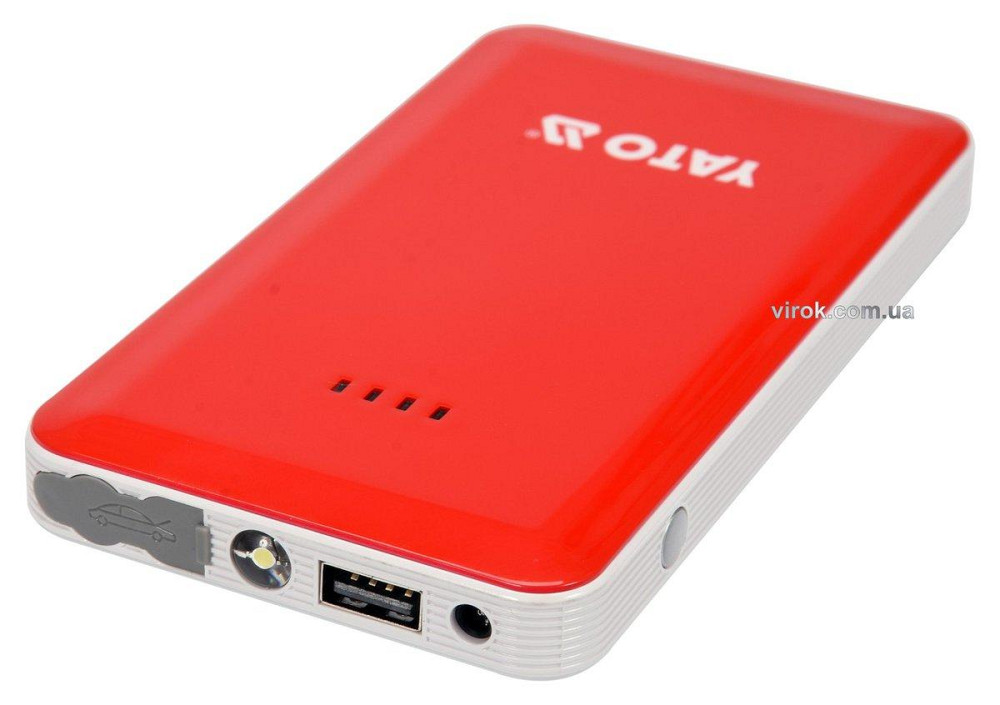 Пускова батарея Li-Pol YATO ємність 7.5 Агод, 200/400 А, живлення через USB: 5В, 2А [20] Одеса - фото 1