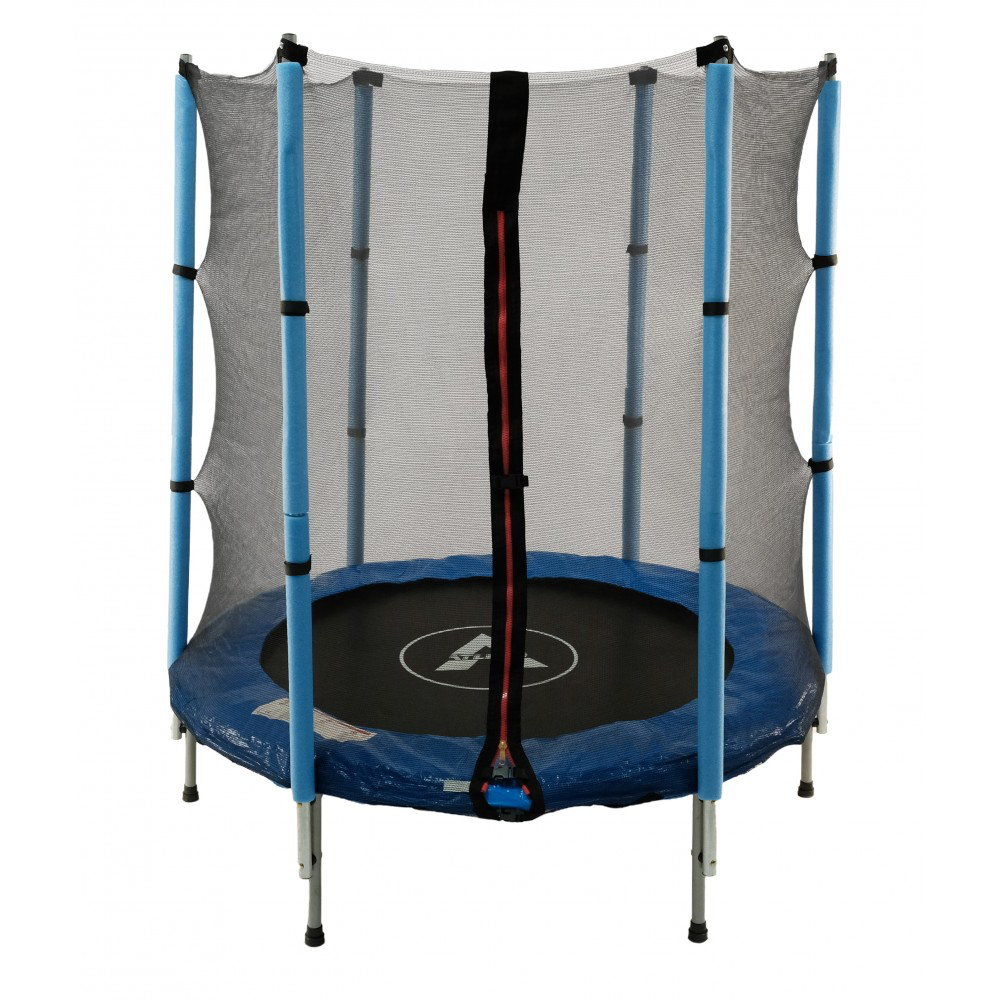 Батут спортивний ігровий 140 см Atleto з захисною сіткою Київ - фото 14