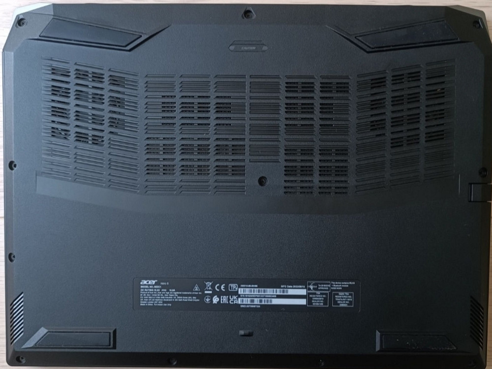 Ноутбук Acer Nitro! RTX 4060 8gb, i5-12500H, 16/512gb, 165Hz 15.6