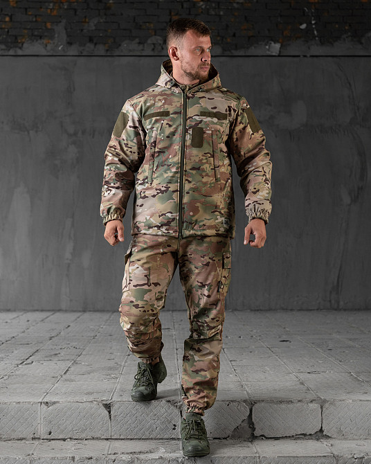 Костюм тактический мужской теплый зимний мультикам омни хит 46-54 штаны куртка 762 XXL Одесса - изображение 1