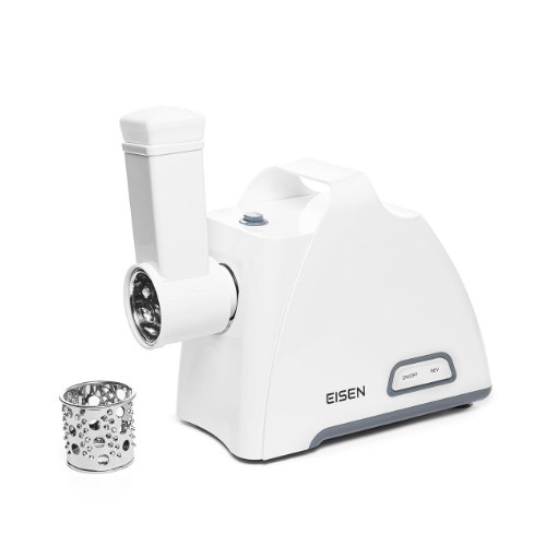 Мясорубка 2000W 2,5кг/мин (2 решетки/2 терки/насадка для колбас/кеббе/томатов) белая EMG-202JS EISEN Житомир
