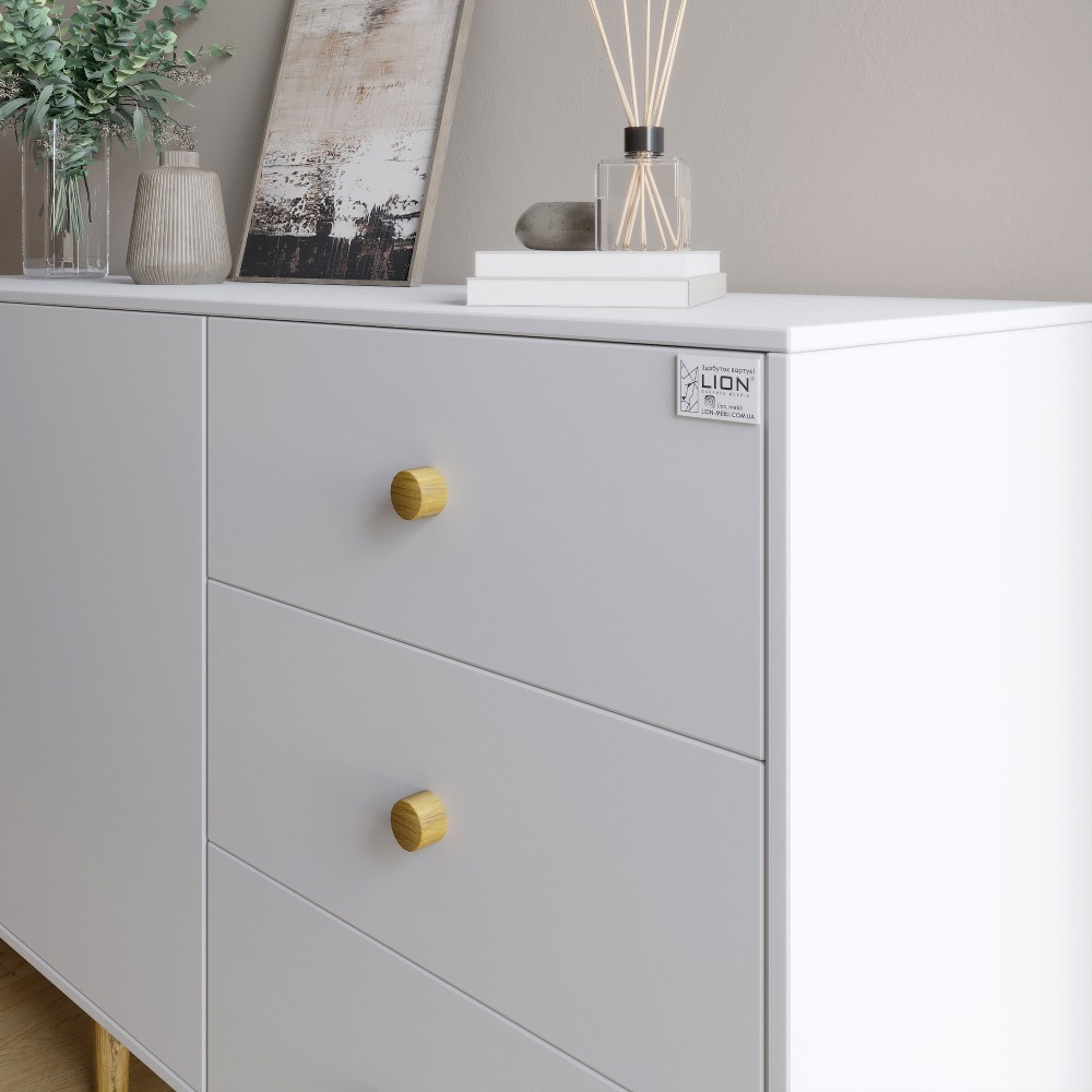 Комод LION Хьюге-5 Кашемир (LION-041112) ТОП Львов - изображение 3