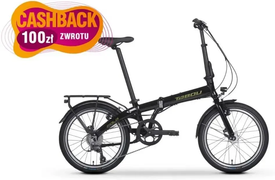 Велосипед Tabou Fold Street Czarny Złoty 20 2025 Киев - изображение 1