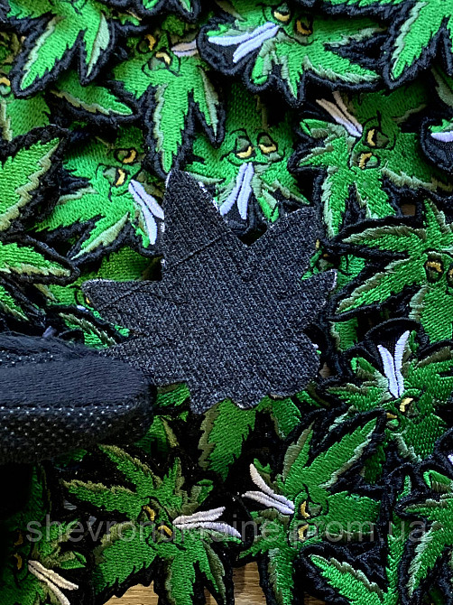 Шеврон ТРАВКА (Форма контурная. На липучке) Размер 7x7см Киев - изображение 7